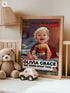 Custom Baby Wonder Poster – Personalized Baby Girl Hero Wall Art